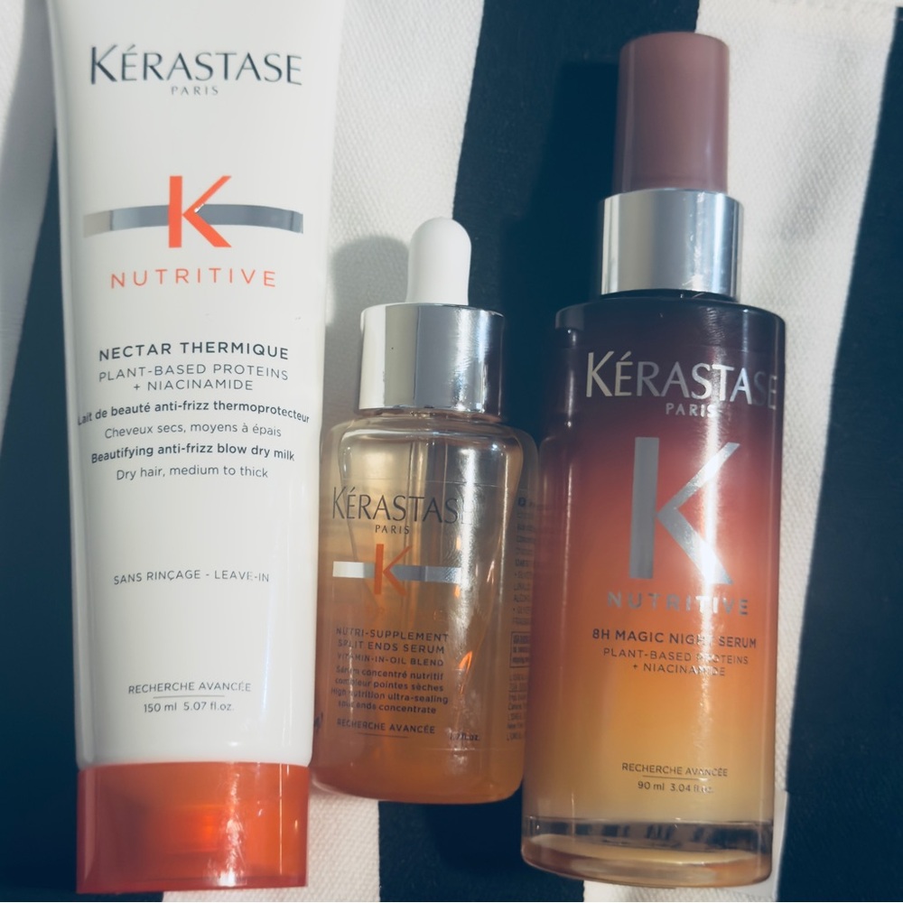 Kerastase Nutritive Hair Treatment Set - White, Gold, Brown